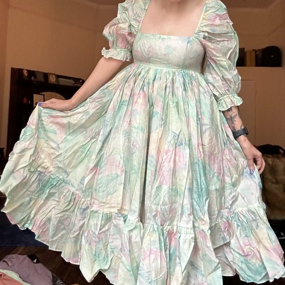 Selkie French Puff Dress - Picture 2 of 2